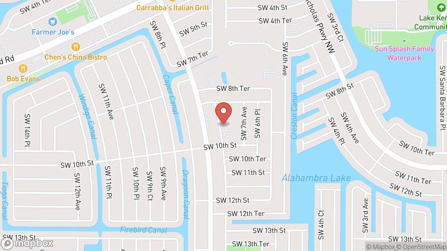 Map showing where Sewing Studio II meets